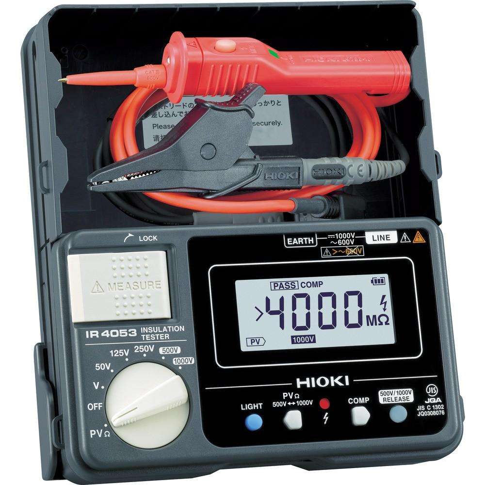 ＨＩＯＫＩ　太陽光発電システム用絶縁抵抗計　ＩＲ４０５３&minus;１１　IR4053-11｜ものづくり本舗 店