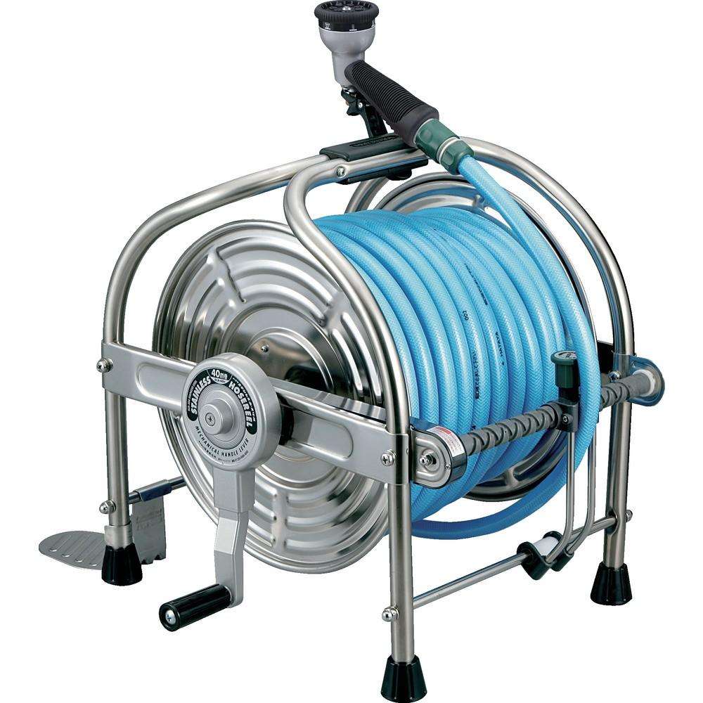 【製造業者直送T】 ハタヤ ステンレス鋼（ＳＵＳ３０４）大広間木管 ４０ｍ耐圧導管・生き肝ノズル付 SLA-40P