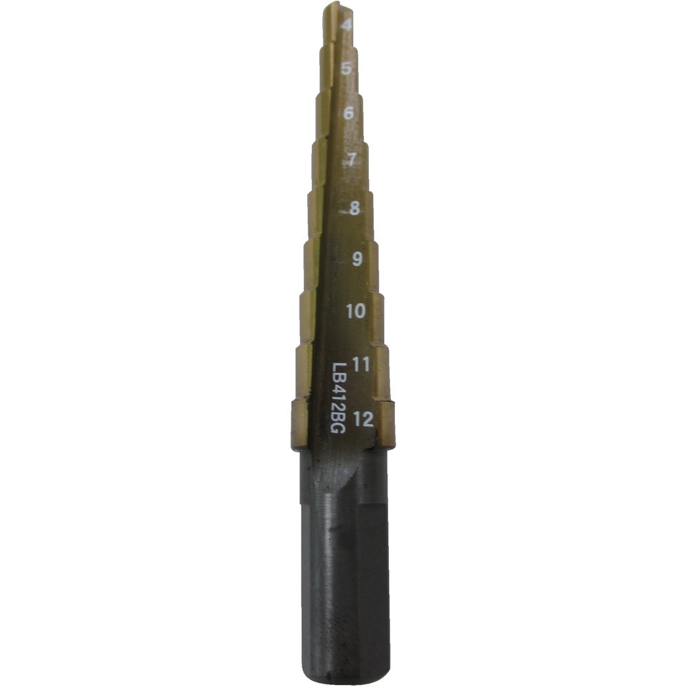 【製造業者直送T】 エビ 上演せん孔機 Ｔｉｎ上塗り ９段 軸径１０粍 ４－１２ LB412BG