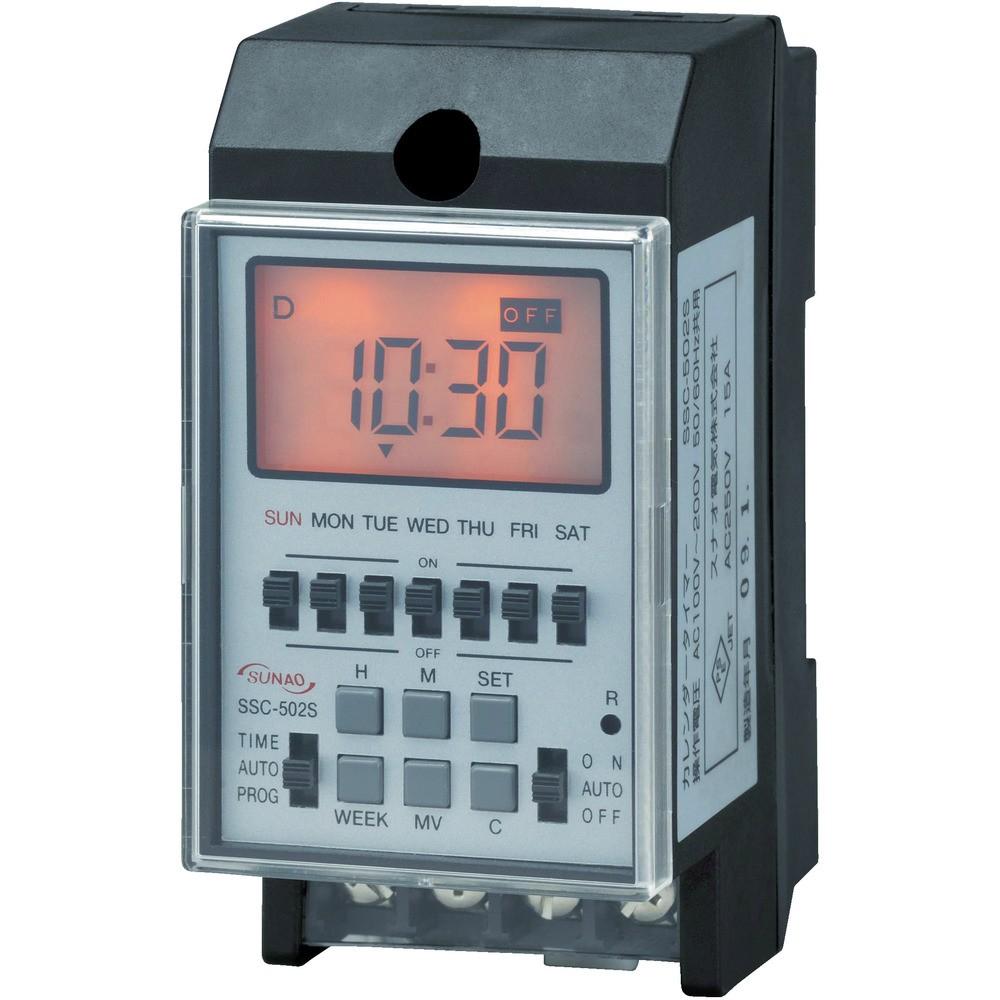 SUNAO カレンダータイマー 壁掛型 SSC-502S|ものづくり本舗 店