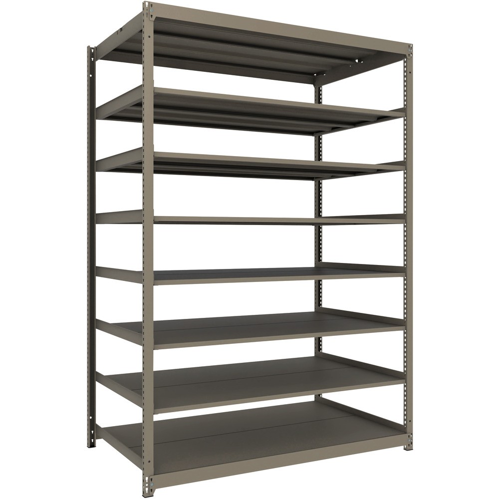 TRUSCO スチールラック 薄板ラック(棚板分割タイプ、耐荷重100Kg)1500×595×H2100 8段単体 UL-7568 NG|ものづくり本舗 店