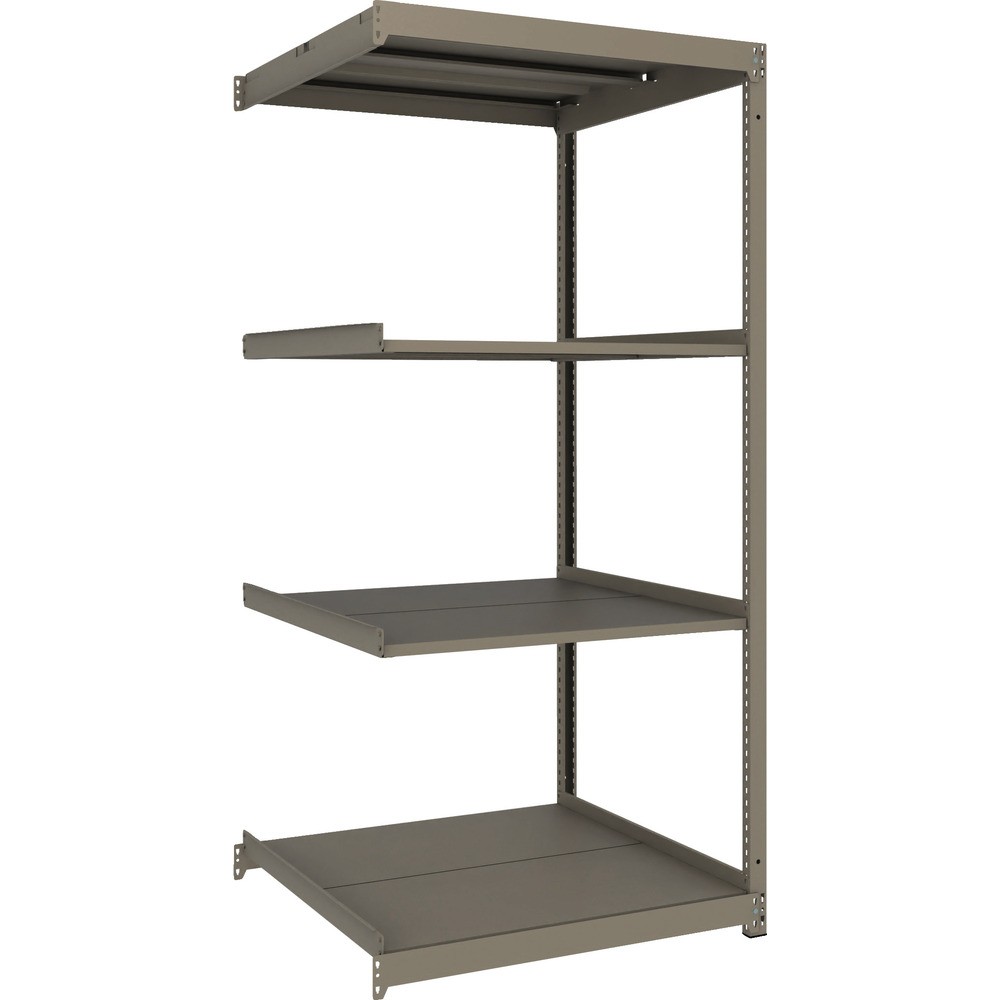 ＴＲＵＳＣＯ　スチールラック　薄板ラック（棚板分割タイプ、耐荷重１００Ｋｇ）１２００&times;８７５&times;Ｈ１８００　４段連結　UL-6494B NG｜ものづくり本舗 店 23,003円