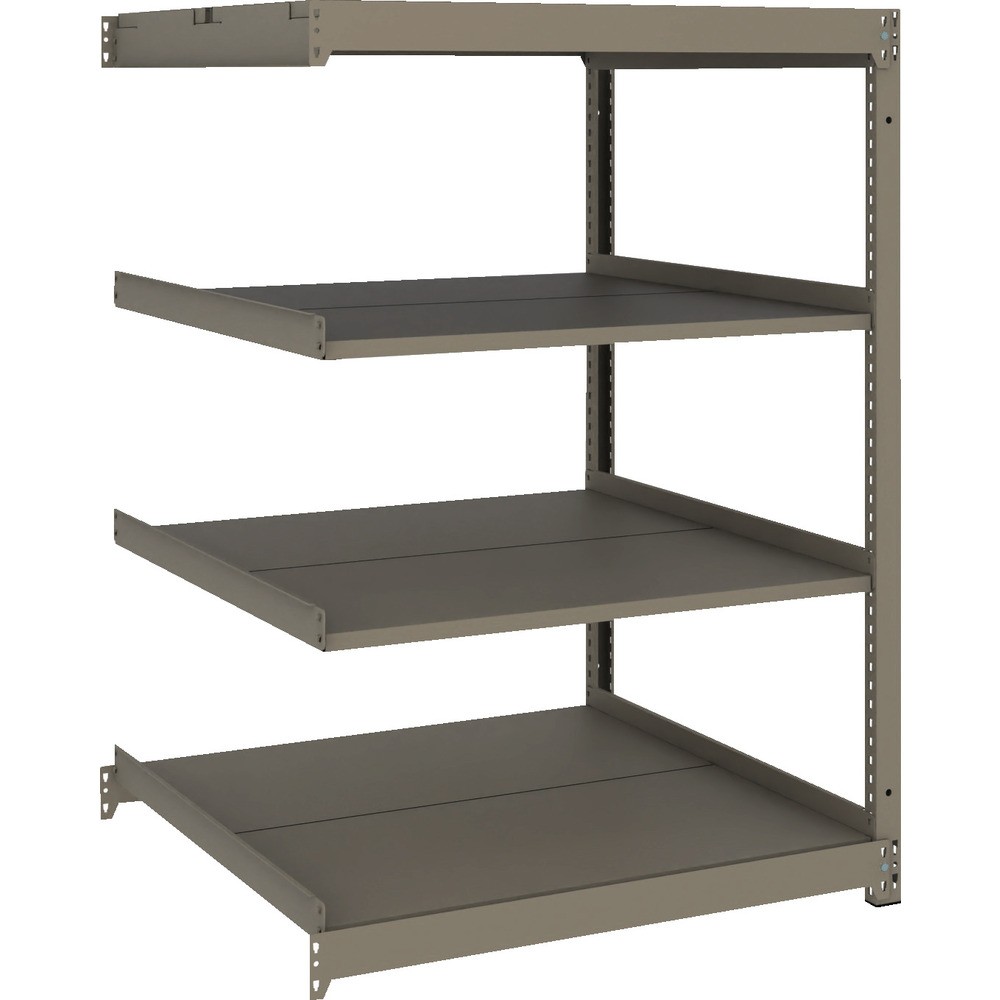ＴＲＵＳＣＯ　スチールラック　薄板ラック（棚板分割タイプ、耐荷重１００Ｋｇ）１２００&times;８７５&times;Ｈ１２００　４段連結　UL-4494B NG｜ものづくり本舗 店