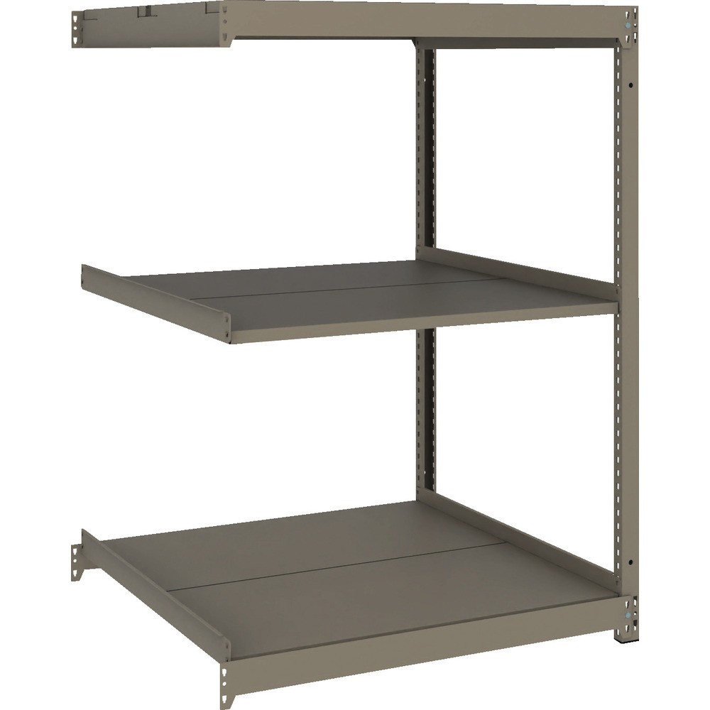 ＴＲＵＳＣＯ　スチールラック　薄板ラック（棚板分割タイプ、耐荷重１００Ｋｇ）９００&times;８７５&times;Ｈ１２００　３段連結　UL-4393B NG｜ものづくり本舗 店