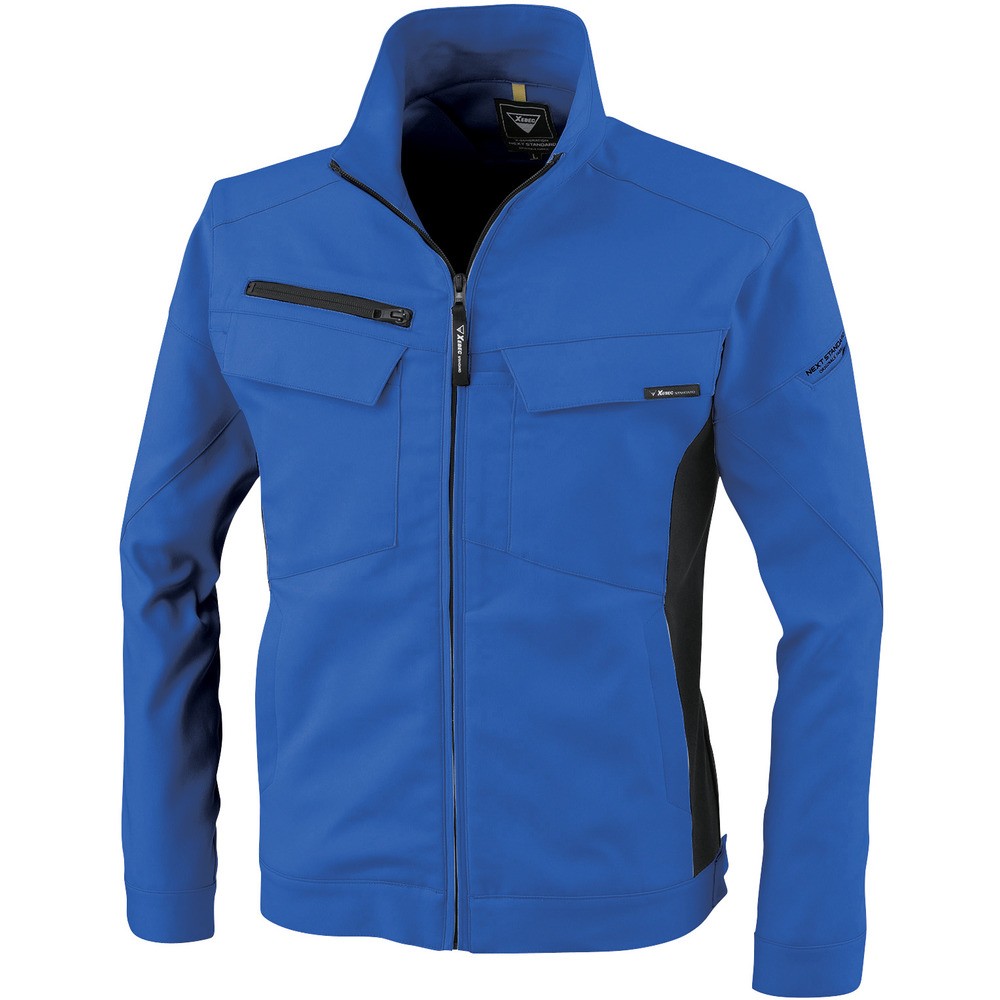 【製造会社直送T】 ＸＥＢＥＣ 長袖上衣１５００－４６－Ｍ ロイヤル青碧 1500-46-M