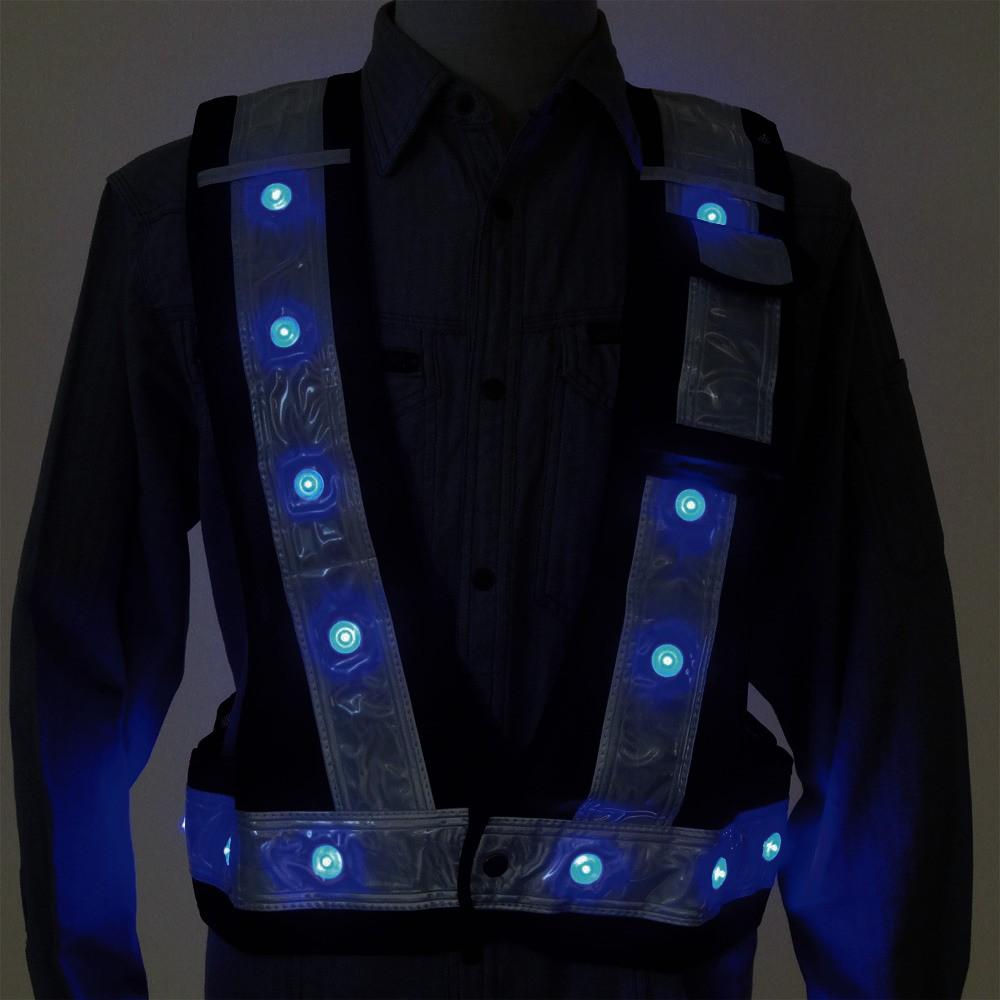 【製造会社直送T】 ミズケイ 多役立つことより良い「光るんです」青ＬＥＤ印字機（紺／白） 3015002