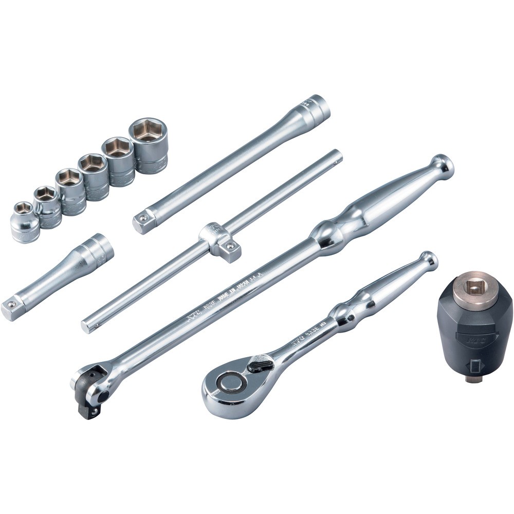 KTC 9.5sq.ソケットレンチセット トルクルモデル TB312TQ|ものづくり本舗 店