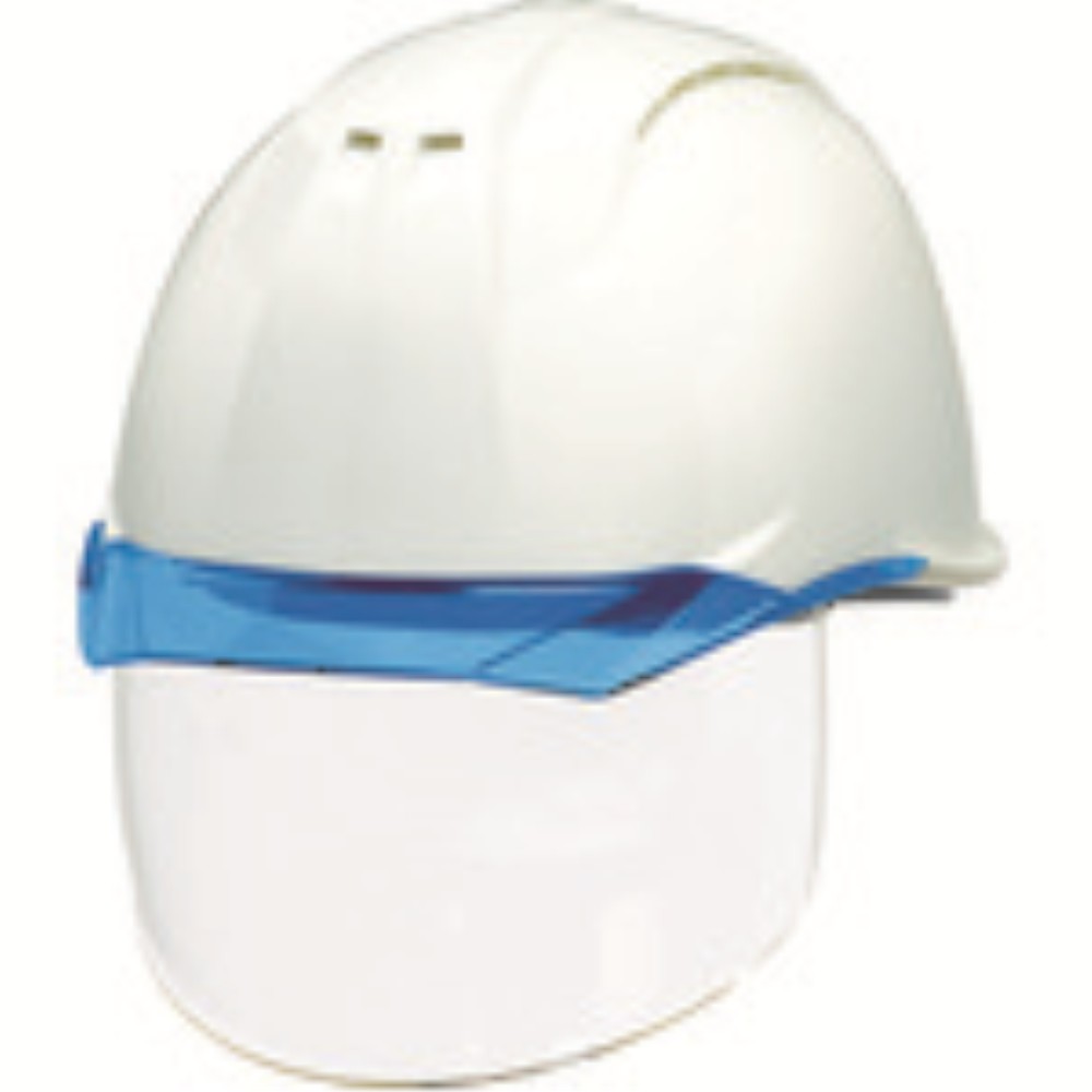 【製造会社直送T】 ＤＩＣ 澄み切ったバイザー安全帽（遮蔽物面付） ＡＰ１１ＥＶＯ－ＣＳＷ ＫＰ 白／青碧 AP11EVO-CSW-HA6-KP-W/B