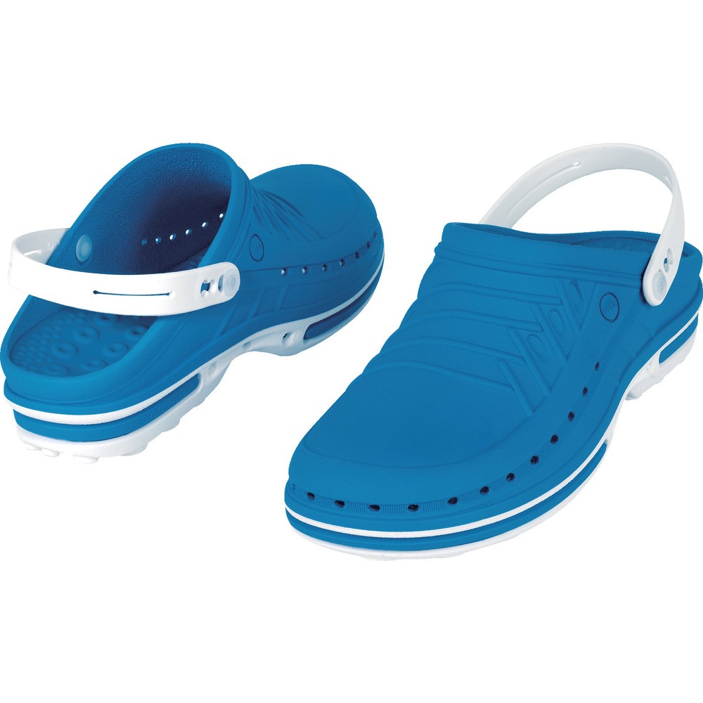 【製造業者直送T】 ＷＯＣＫ ＣＬＯＧ 青色 ２４．５～２５．５ オートクレーブ相応う１３４℃ 10004370-3940