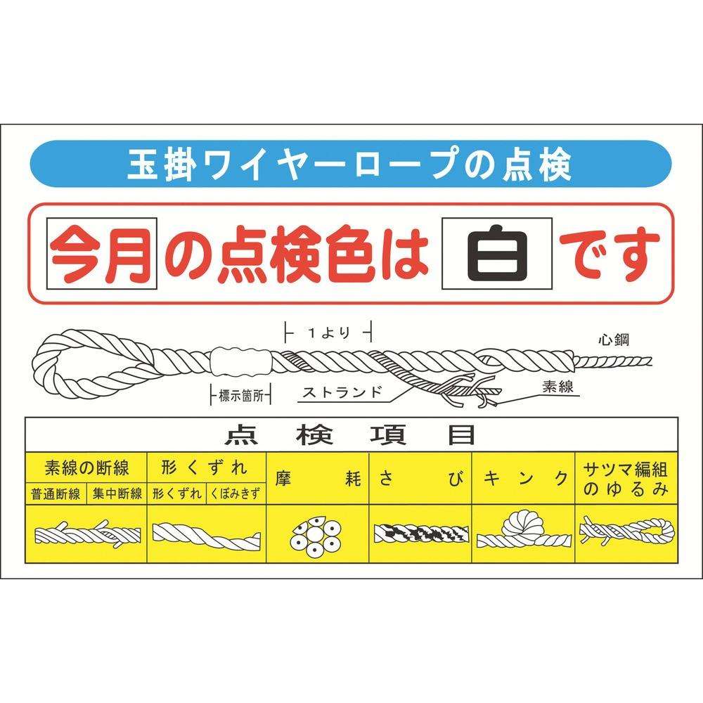 【製造会社直送T】 グリーンクロス 玉掛け針金索条の読み合わせる 1145330801
