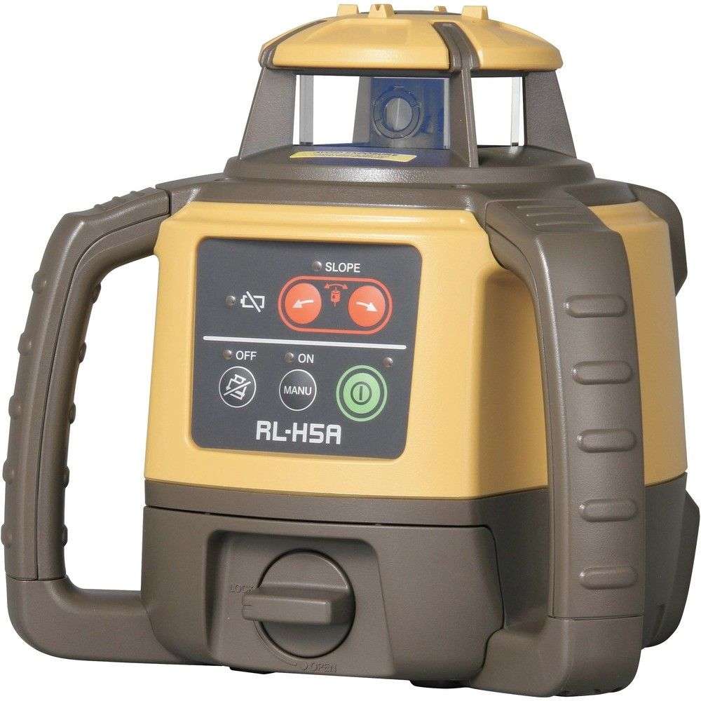 【製造会社直送T】 ＴＯＰＣＯＮ ローテーティングレーザー ＲＬ－Ｈ５Ａ 蓄電池遣りくち デジタル受光器ＬＳ－１００Ｄ RL-H5ADB/LS-100D