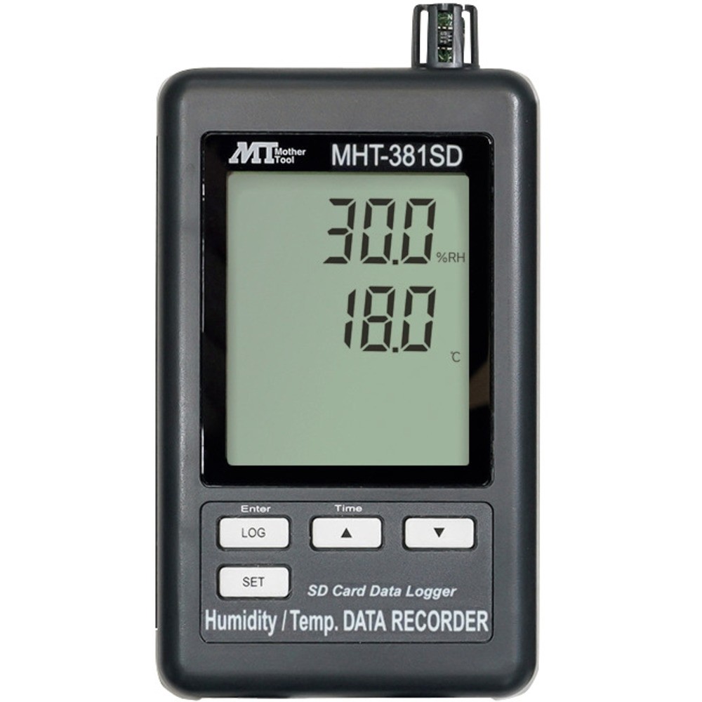 【製造会社直送T】 ＭＴ 資料ロガー温湿度計 MHT-381SD