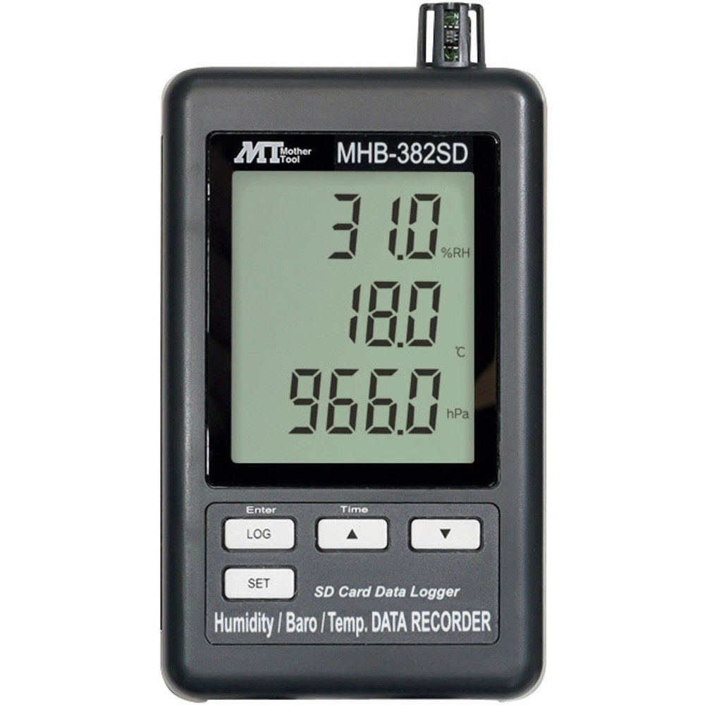 【製造会社直送T】 ＭＴ 資料ロガー温湿度・空圧計 MHB-382SD