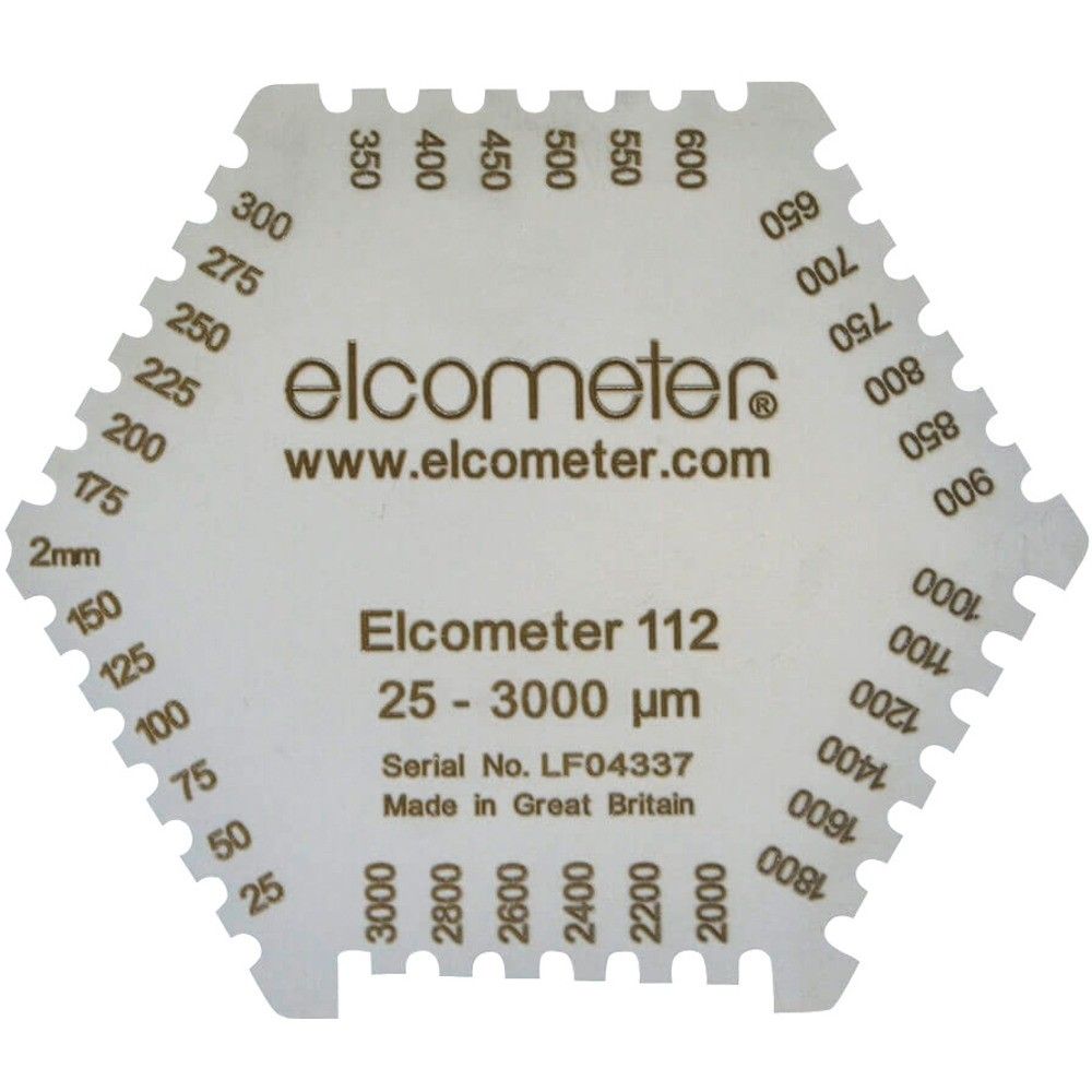 ｅｌｃｏｍｅｔｅｒ　六角形ウェットフィルム膜厚計　B112-1B｜ものづくり本舗 店