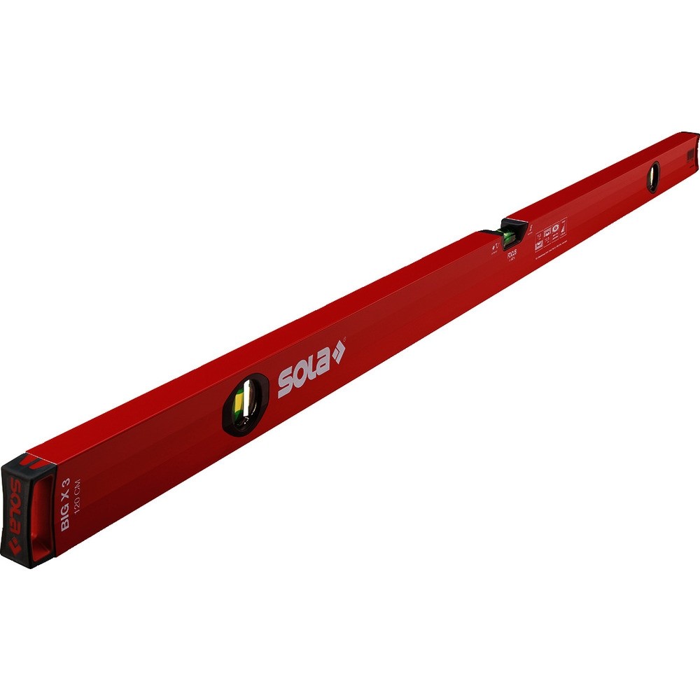 ＳＯＬＡ　水平器　全長１２０ｃｍ　ＢｉｇＸ１２０　01373401｜ものづくり本舗 店