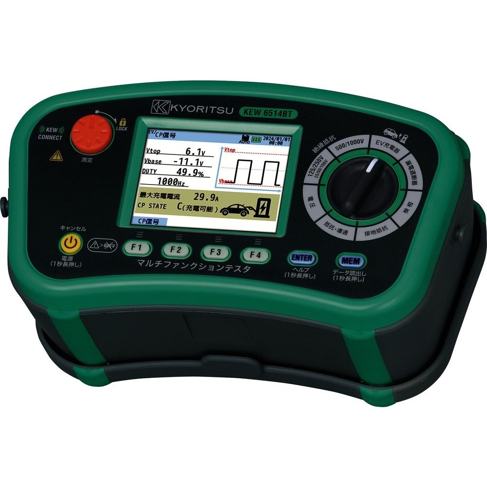 【製造会社直送T】 ＫＹＯＲＩＴＳＵ マルチファンクションテスタ ＫＥＷ６５１４ＢＴ KEW6514BT