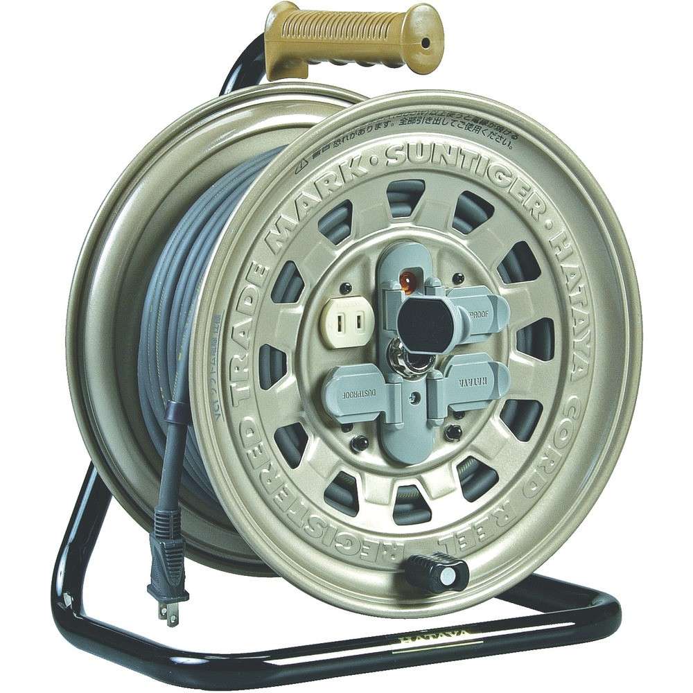 【製造会社直送T】 ハタヤ サンタイガーリール 単相１００Ｖ ３０ｍ GT-30