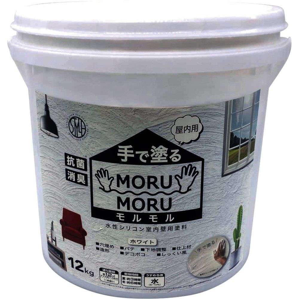 【製造業者直送T】 ニッぺ 室内かべ用絵の具 ＳＴＹＬＥ ＭＯＲＵＭＯＲＵ 屋内用 １２ｋｇ 4976124882913