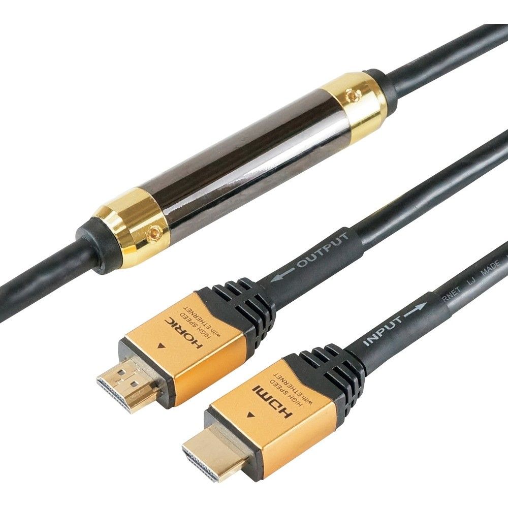 【製造会社直送T】 ＨＯＲＩＣ イコライザー付き添い人 ＨＤＭＩ有線テレビ １５ｍ ゴールド ＨＤＭ１５０－５９２ＧＤ HDM150-592GD