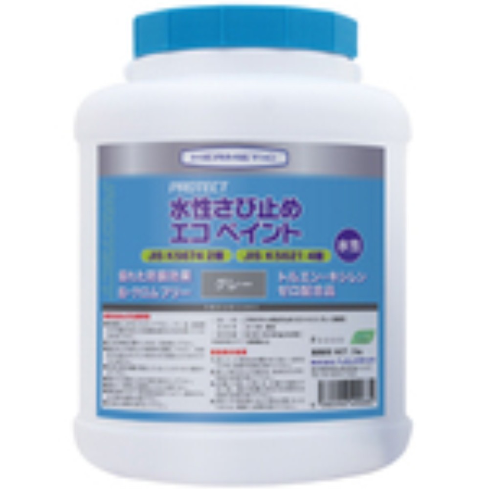 【製造業者直送T】 ヘルメチック さび打ち切り絵の具 水溶性さび打ち切りエコ絵の具 薄墨色 ３ｋｇ SSABIGY4