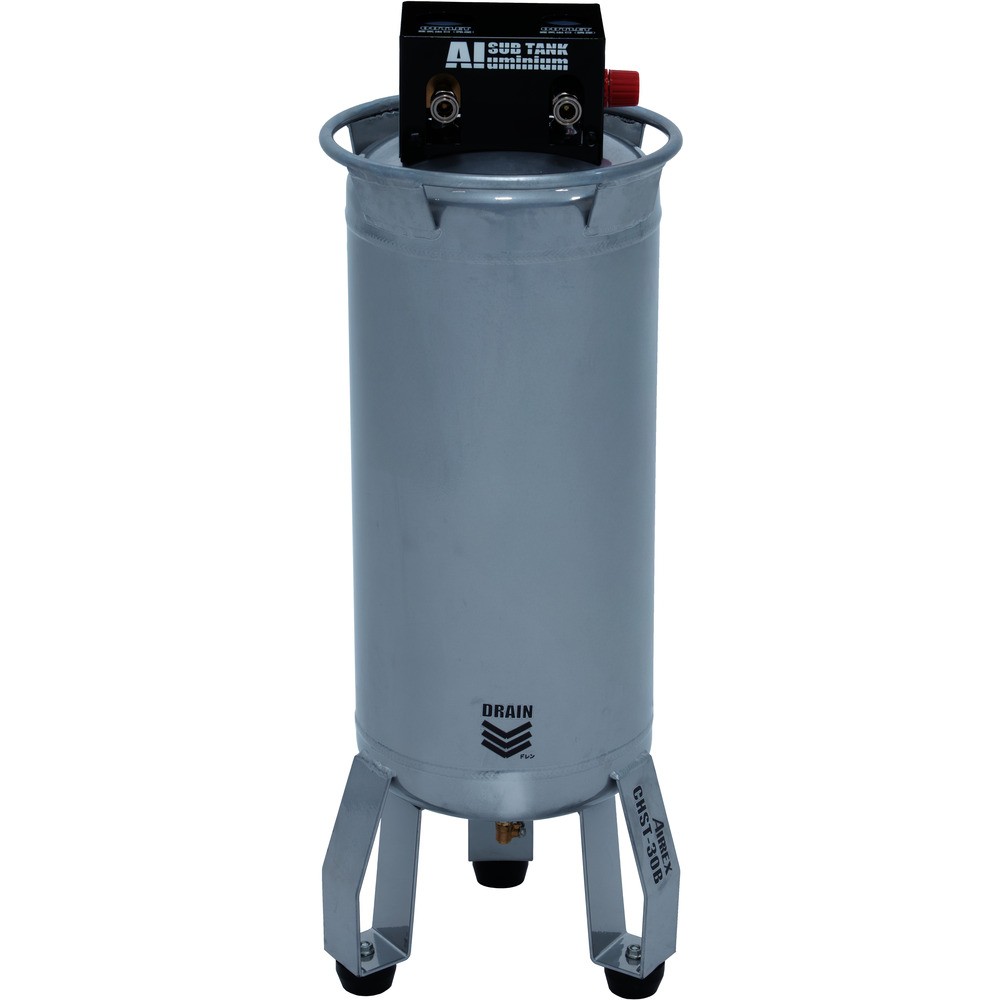 【製造会社直送T】 エアレックス 軽銀製縦型かばい立て貯蔵タンク ３０Ｌ CHST-30B