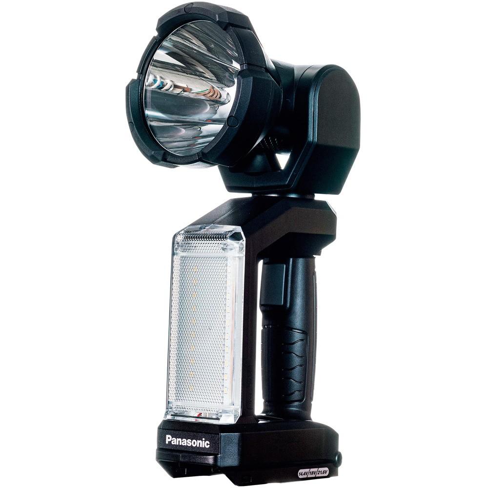 【製造会社直送T】 Ｐａｎａｓｏｎｉｃ 工事用申し受けるＬＥＤスポットワイドライト 黒 EZ37C6X-B