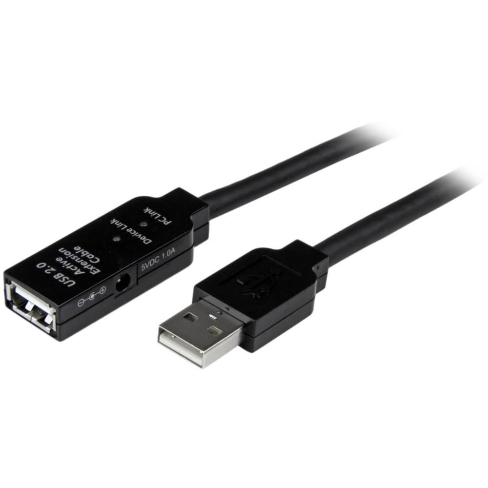 【製造業者直送T】 ＳｔａｒＴｅｃｈ ＵＳＢ有線テレビ／Ａ－Ａ／１０ｍ／ＵＳＢ ２．０／積極的取りひろげる／牡・刃針／ＢＫ USB2AAEXT10M