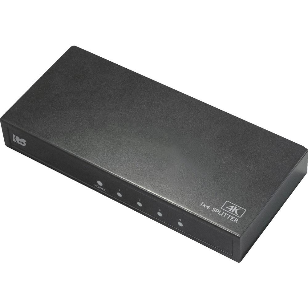 【製造業者直送T】 ＲＡＴＯＣ ４Ｋ６０Ｈｚ相応う １インプット４最終生産物 ＨＤＭＩ分かちあう器 RS-HDSP4P-4KZ