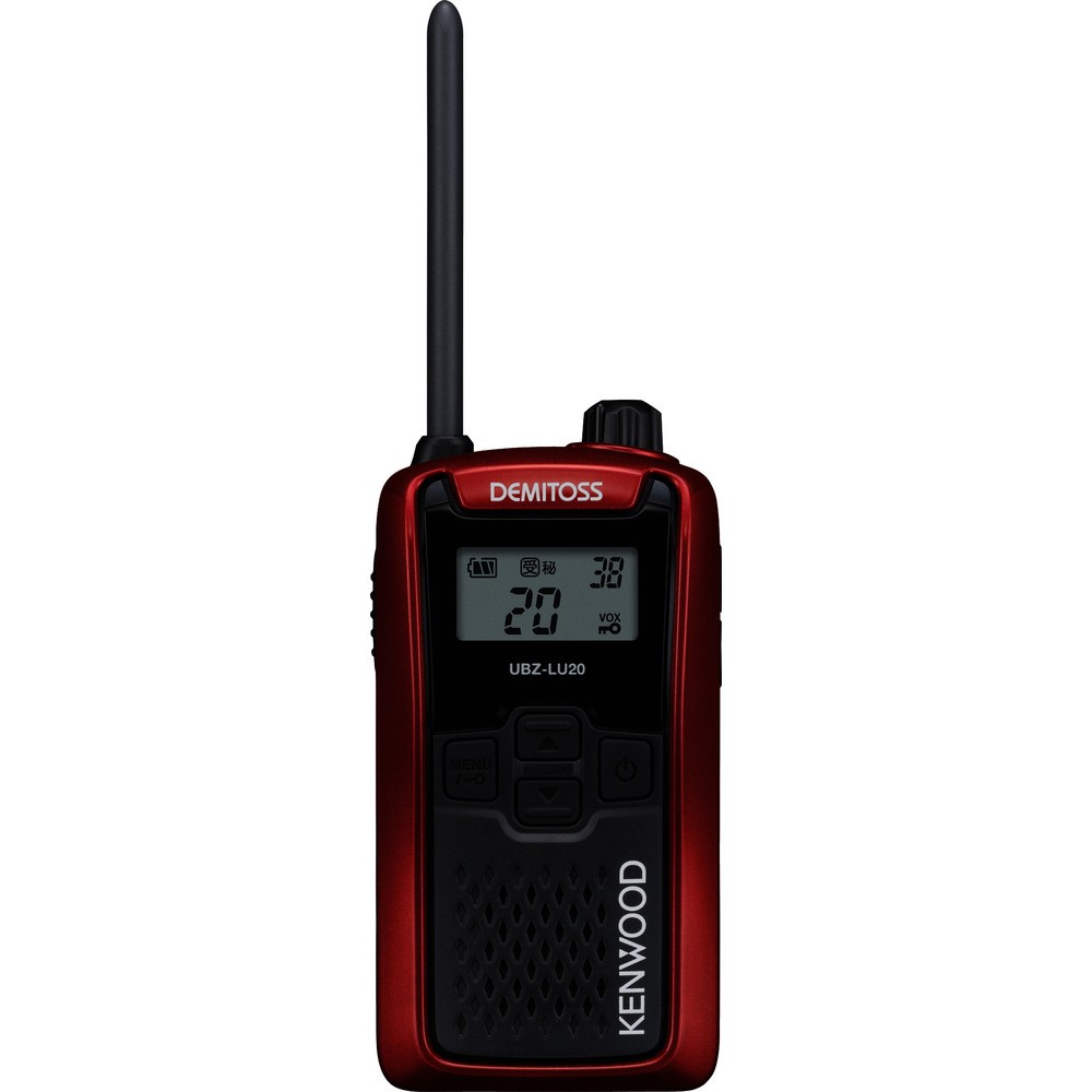 【製造会社直送T】 ＫＥＮＷＯＯＤ 一種独特小ワット数トランシーバー（代わり代わり電話を掛ける） ＤＥＭＩＴＯＳＳ 赤いこと UBZ-LU20RD