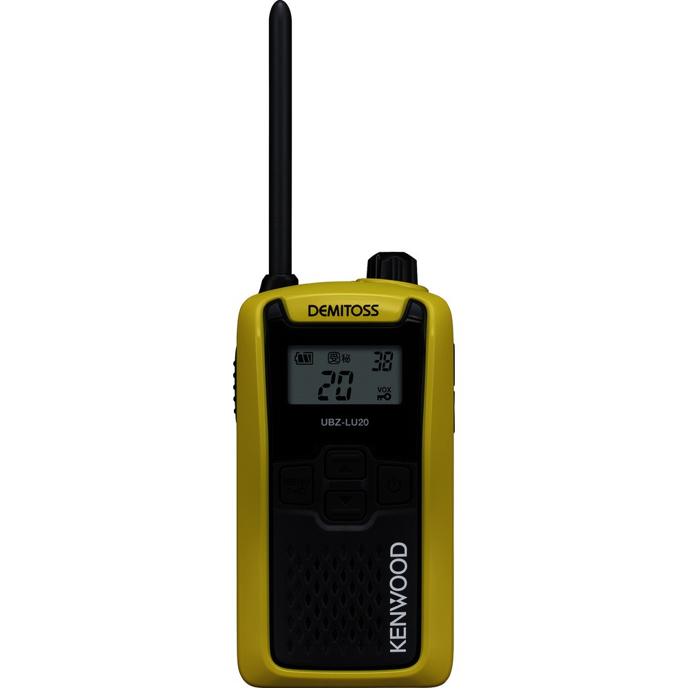 【製造会社直送T】 ＫＥＮＷＯＯＤ 一種独特小ワット数トランシーバー（代わり代わり電話を掛ける） ＤＥＭＩＴＯＳＳ 黄色 UBZ-LU20Y