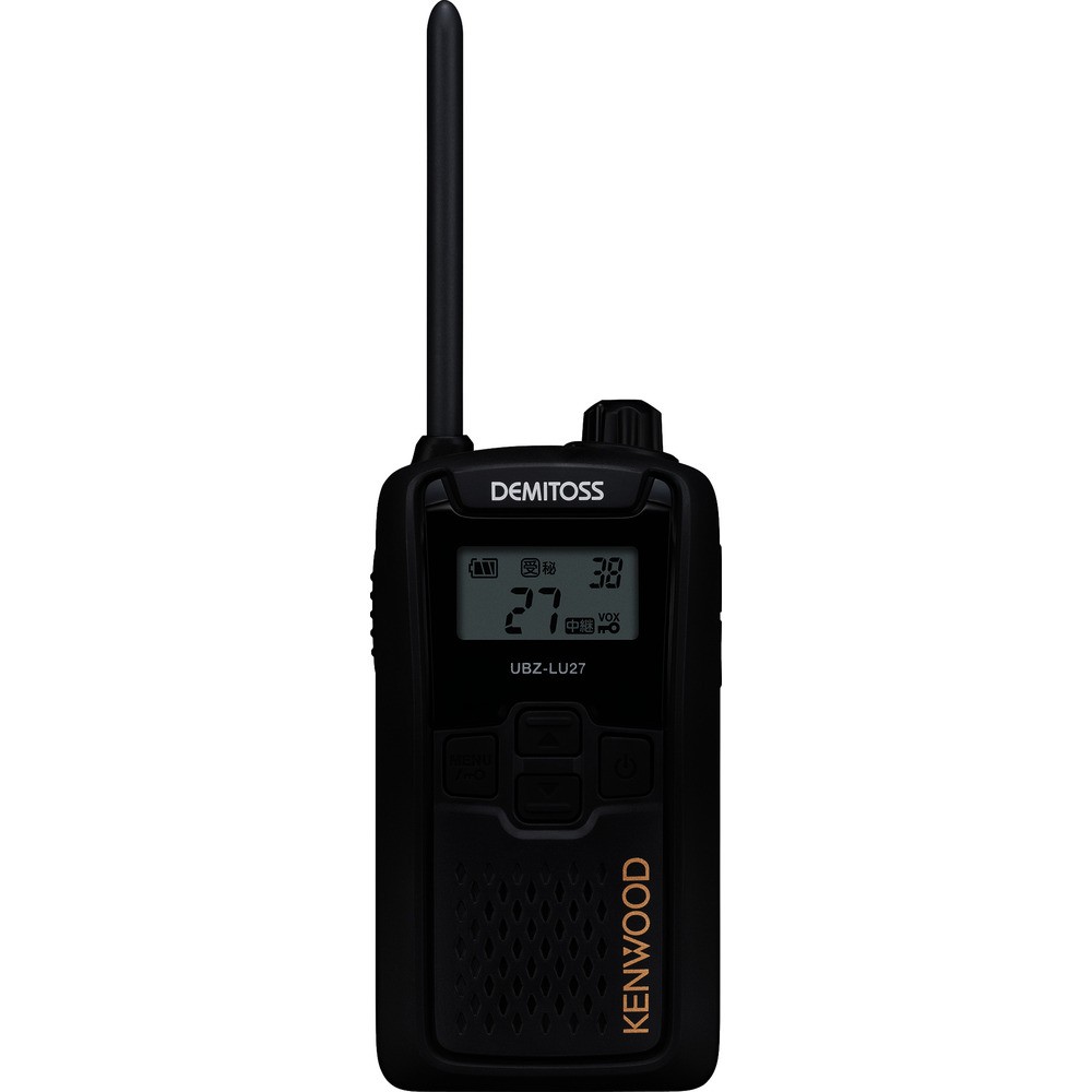 【製造会社直送T】 ＫＥＮＷＯＯＤ 一種独特小ワット数トランシーバー（代わり代わり・中継ぎ相応う） ＤＥＭＩＴＯＳＳ 黒いこと UBZ-LU27