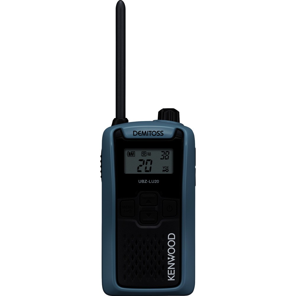 【製造会社直送T】 ＫＥＮＷＯＯＤ 一種独特小ワット数トランシーバー（代わり代わり電話を掛ける） ＤＥＭＩＴＯＳＳ 青味薄墨色 UBZ-LU20H