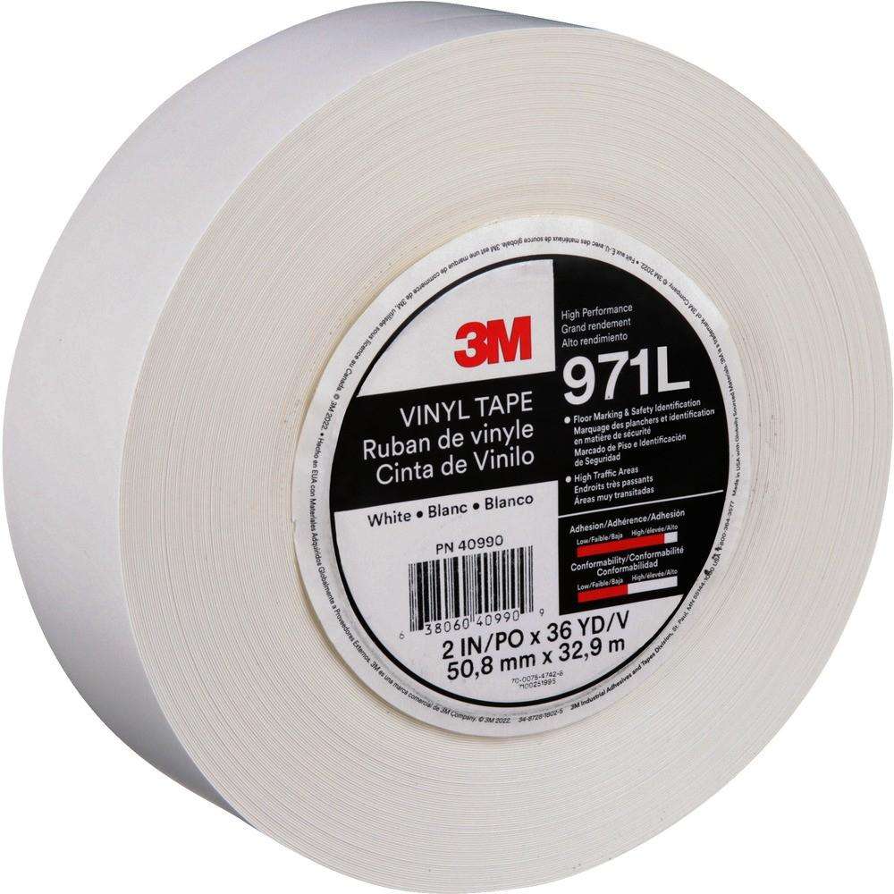 【製造会社直送T】 ３Ｍ 超高耐久伝達ルート磁気テープ ９７１Ｌ 白 ５０．８粍×３２．９ｍ 971L WT 50X32