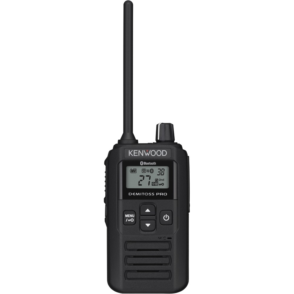 【製造会社直送T】 ＫＥＮＷＯＯＤ Ｂｌｕｅｔｏｏｔｈマイクロホン相応う一種独特小ワット数トランシーバー（代わり代わり・中継ぎ相応う） ＤＥＭＩＴＯＳＳ ＰＲＯ 黒いこと UBZ-BM51BT  BK
