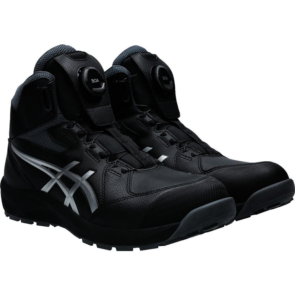 【製造会社直送T】 ＡＳＩＣＳ ＷＩＮＪＯＢ ＣＰ３１４ ＢＯＡ 黒いこと×純一無雑しろがね色 ２７．０ 1273A124.001-27.0