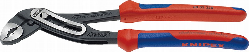 クニペックス(KNIPEX) アリゲーター ウォーターポンププライヤー コンフォートハンドル 8802-250