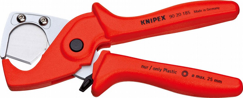 クニペックス(KNIPEX)<br>プラスチックパイプカッター9020-185