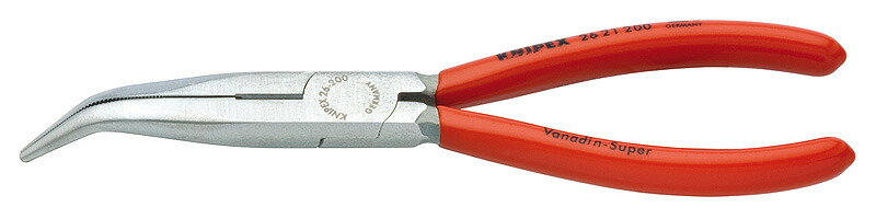 クニペックス(KNIPEX) ベントヘッドロングラジオペンチ200mm 2621-200 2621200