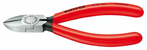 クニペックス(KNIPEX) 電気技師用斜ニッパー125mm 7601-125
