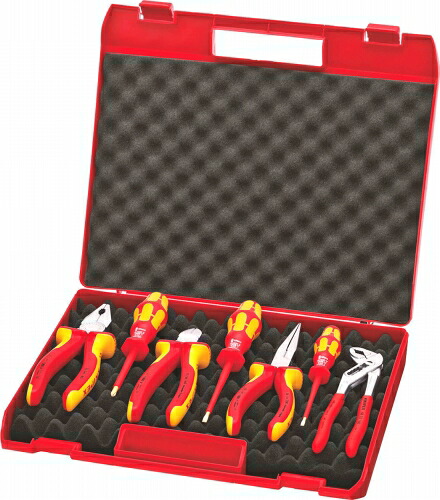 クニペックス(KNIPEX)絶縁ツールセット7点セット002115｜プロツール　店