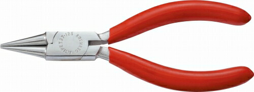 クニペックス(KNIPEX) 精密プライヤー125mmクロームメッキ 丸ヘッド 3743-125