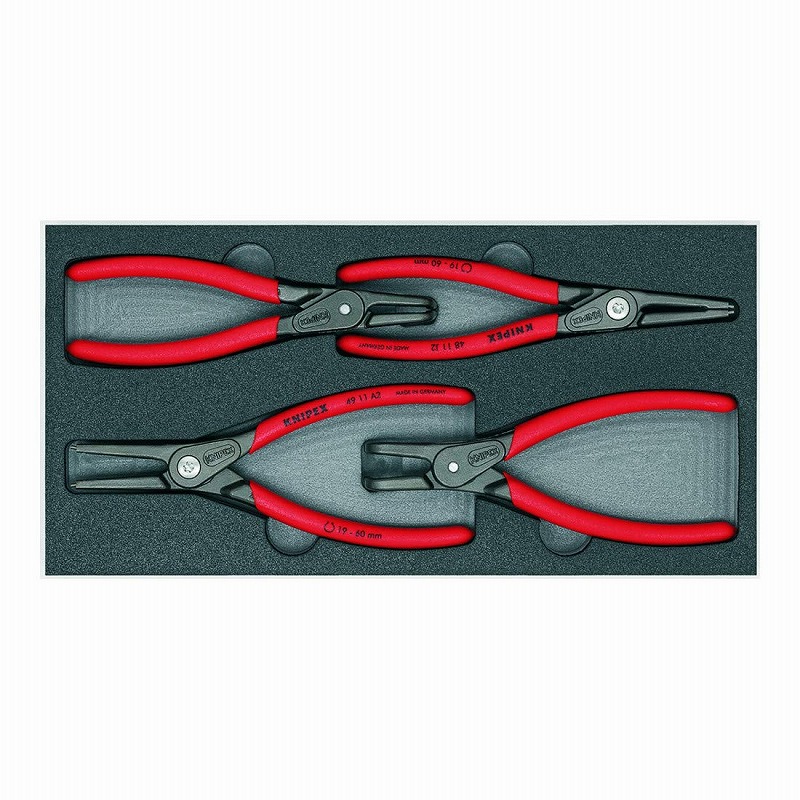 クニペックス(KNIPEX) 精密スナップリングプライヤー4本セット 002001V09 リング 取り外し 18,276円