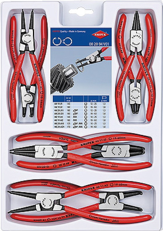 KNIPEX クニペックス（KNIPEX）スナップリングプライヤー4本セット