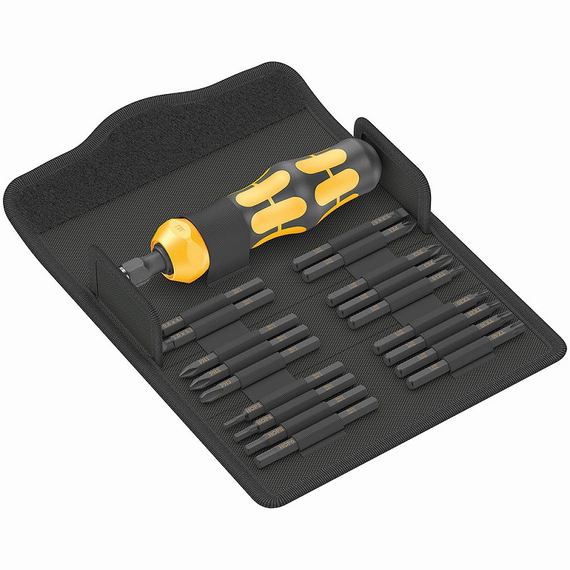 Wera 差替式貫通インパクトドライバーセット Kraft form Kompact 900 Set1 018110