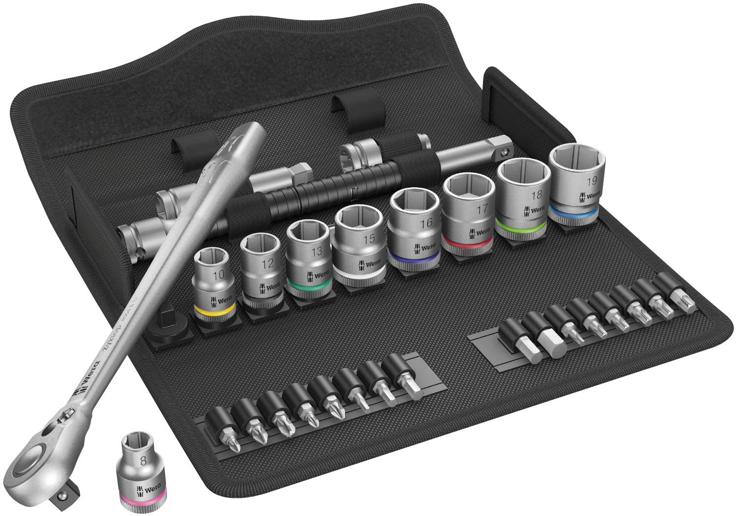 楽天市場】Wera1/4”DRソケットレンチセット (ホールド機能)8100 SA All 