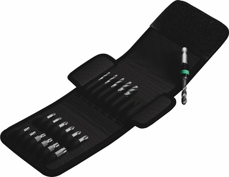 Wera1/4”ドリルビットセット【19点】ケース付848/851/867/19 Metal Twist Drill Bits and Bits Set 104652|プロツール 店