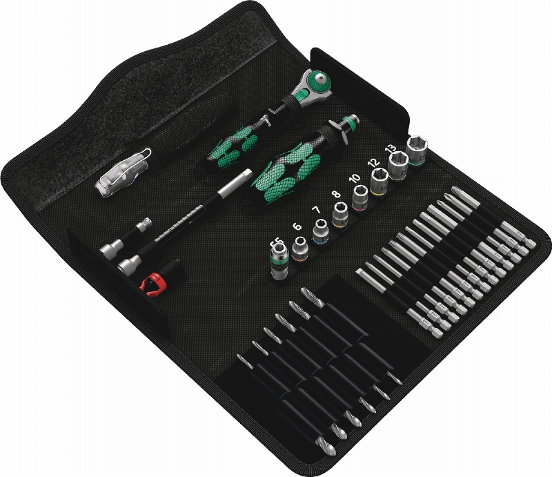 Wera 差替式メンテナンスセット(金属作業最適) KK M1 Metal 135928