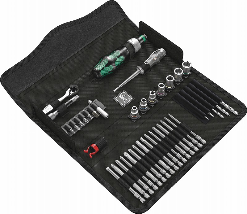 Wera 差替式メンテナンスセット(木工最適) KK H1 Woodcraft 135939