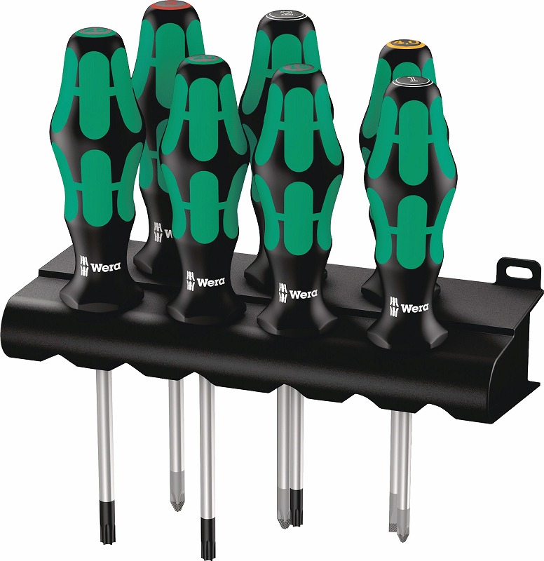 Wera ドライバーセット(プラス/ポジ/マイナス/トルクス)7本組 335/350/367/7 320540
