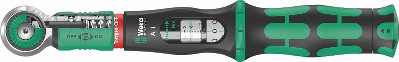 Wera\u003cBR\u003e1/4DRソケット用空転式トルクレンチ 2-12Nm\u003cBR\u003e343971